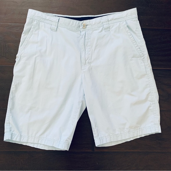 Columbia Men's Teal PFG Front-Buttoned Quick Dry Lightweight Shorts | 32W 10L - Picture 1 of 8
